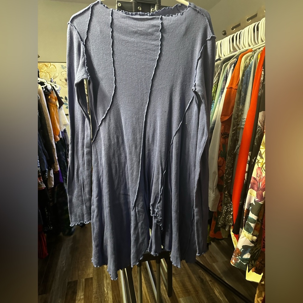 We the Free Sz  Women’s  Blue Long Sleeve Dress